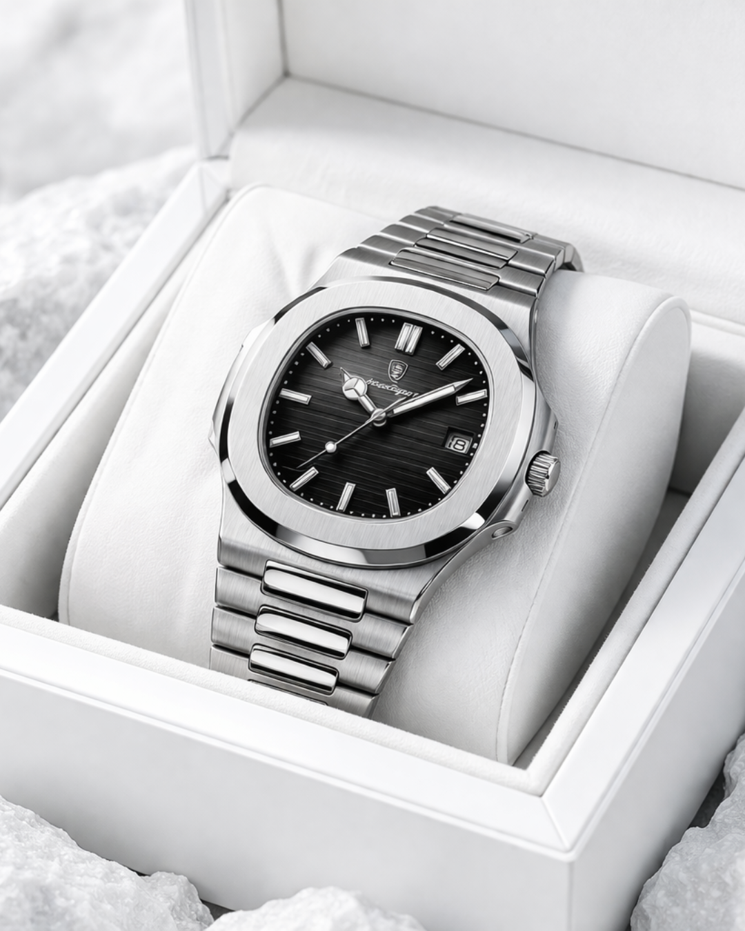 Luxury Stainless Steel Watch
