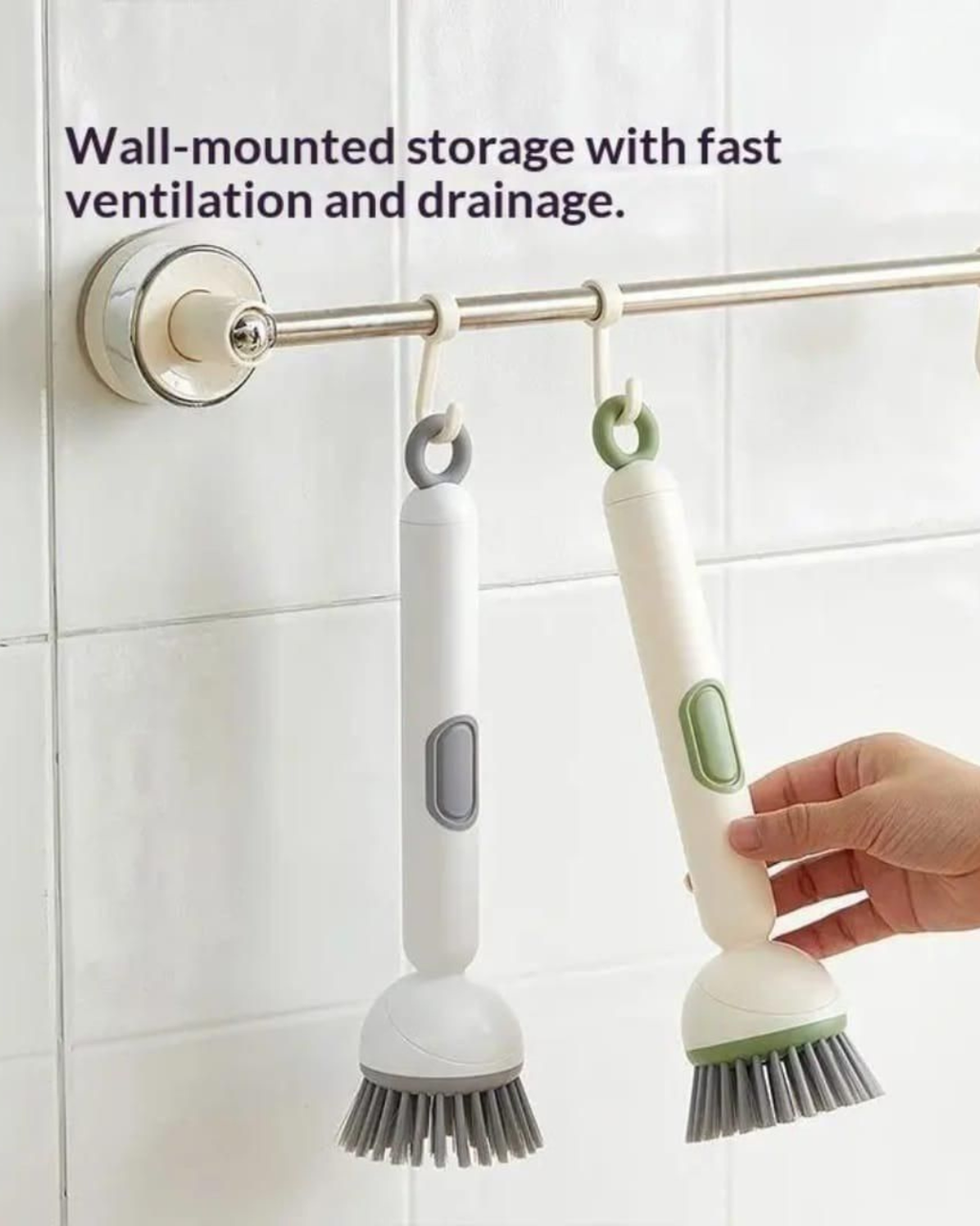 360� Scrubber Wand with Liquid Dispenser