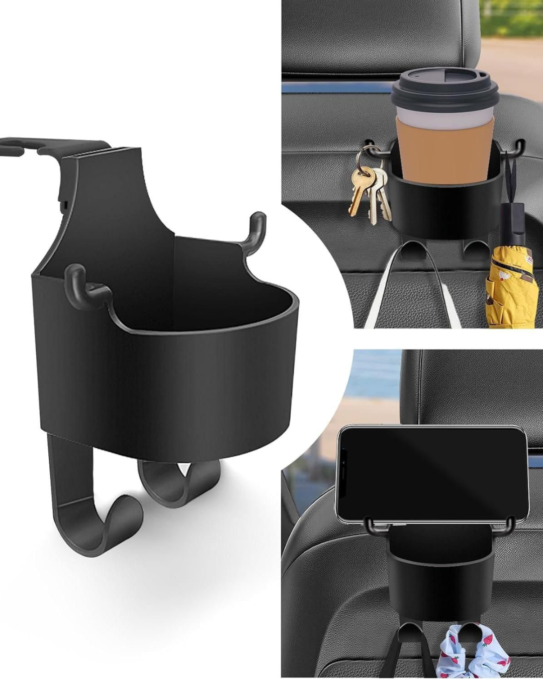 Multifunctional Hanging Storage Cup & Mobile Holder (Buy One get one free)