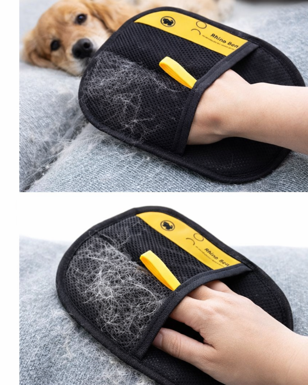 Pet Hair Removal Gloves (Buy One get One Free)